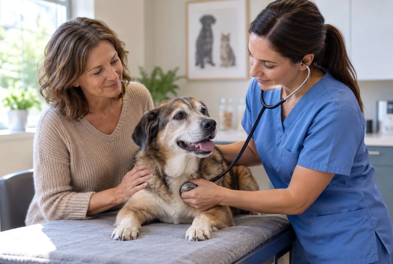 Pet owner comparing options for pet insurance that covers previous conditions
